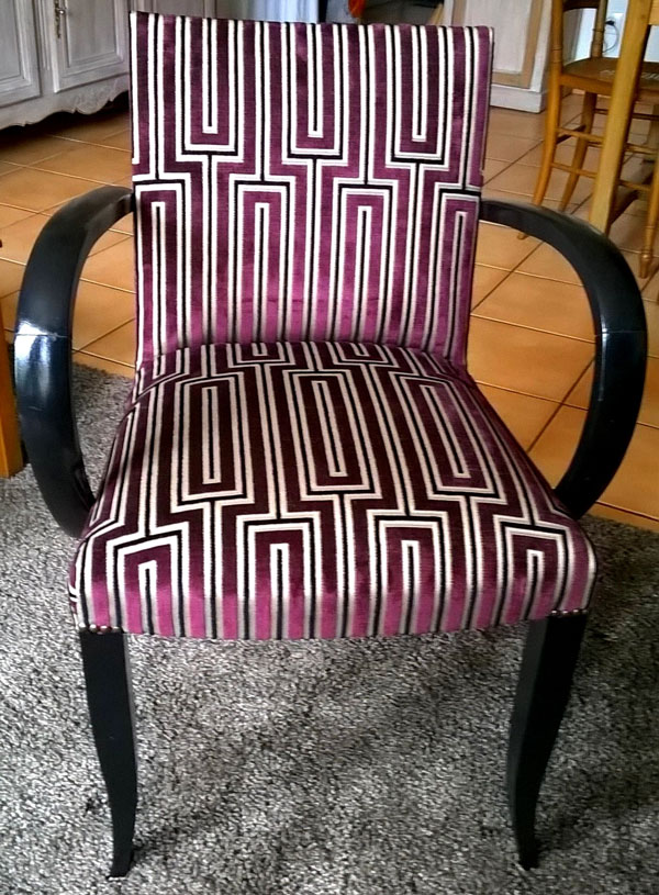 Creation fauteuil Bridge